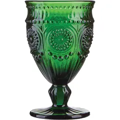 Wine glass glass 220ml D=85,H=144mm green.