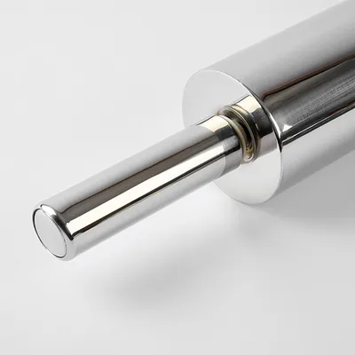 Скалка сталь нерж. D=77,L=469/250мм металлич., изображение 2