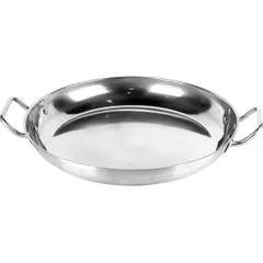 Frying pan 2 handles  stainless steel  D=360, H=53mm