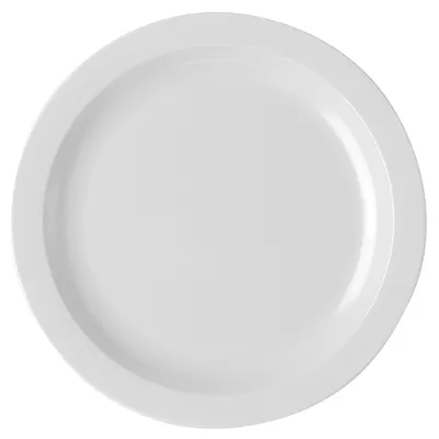 Тарелка поликарбонат D=25,5см белый