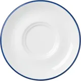 Блюдце «Ретро Канте Блау» фарфор D=12см белый,синий