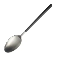 Tea spoon “Kyoto Black”  stainless steel  L=14.8 cm  black, silver.