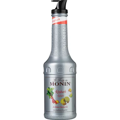 Основа для напитков «Ревень» овощная Monin пластик 1л D=85,H=320мм зелен., Состояние товара: Новый, Вкус: Ревень