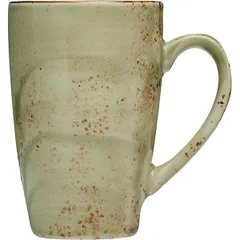 Кружка «Крафт Грин» фарфор 350мл D=80,H=120,L=115мм зелен., изображение 3