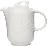 Кофейник «Мелодия» с крышкой фарфор 1л D=11,H=17,7,L=20,B=11см белый