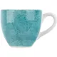 Чашка кофейная «Аида» для эспрессо с декором  фарфор 80мл бирюз., Цвет: Бирюзовый, изображение 6