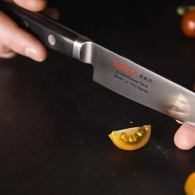 Нож кухонный «Осака» одностороняя заточка сталь нерж.,полиоксиметилен ,L=33/21см, изображение 4