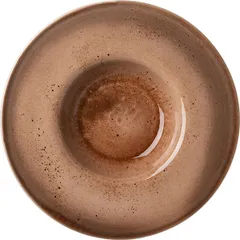 Plate for pasta “Marron Reativo”  porcelain  0.5 l  D=31, H=5cm  brown, beige.