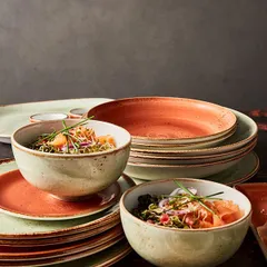 Салатник «Крафт Грин» фарфор 1л D=255,H=35мм зелен., изображение 3