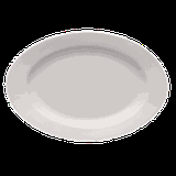 Блюдо «Кашуб-хел» овальное фарфор ,H=30,L=240,B=155мм белый
