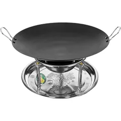 Set for feeding saj without lids 2 pieces  teflon, stainless steel  D=43, H=23cm