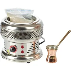 Аппарат для приготовления кофе на песке АК/8-5 (0,5 кг песка и турка 100 мл) сталь ,H=19,5,L=21,B=21