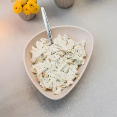 Салатник «Нэро» пластик 0,6л ,H=5,L=23,B=18см бежев., изображение 3