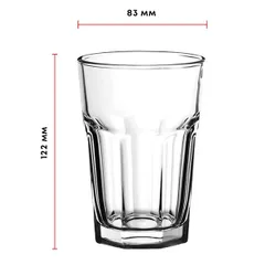 Highball “Casablanca” glass 350ml D=83,H=122mm clear.