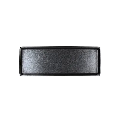 Блюдо для суши «Джап Блэк» керамика ,L=22,B=8см черный