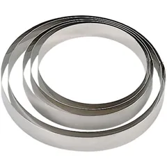 Pastry ring stainless steel D=80,H=45mm