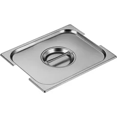 Lid for gastronorm container with cutouts for handles GN 1/2  stainless steel.