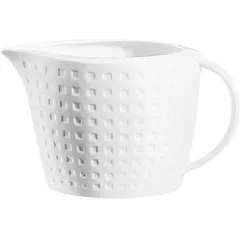 Молочник «Сатиник» фарфор 240мл ,H=83,L=135,B=67мм белый, изображение 3