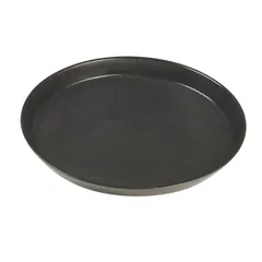 Поднос «Грипзон» прорезиненный круглый стеклопласт. D=360,H=35мм черный