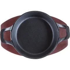 Сковорода для фахитос с подставкой «Эмбер Каст» чугун,дерево D=160,H=47мм, изображение 3