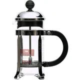 Френч-пресс «Шамбо» стекло,сталь нерж. 350мл D=70,H=187,L=141,B=87мм хромовый,прозр.