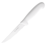 Нож для обвалки мяса сталь нерж.,пластик ,L=280/150,B=24мм белый,металлич.