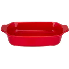 Baking dish "Modern Kitchen" rectangular ceramics 3l ,H=75,L=370,B=240mm red