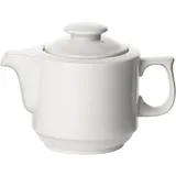 Чайник заварочный «Прага» с крышкой фарфор 0,75л D=12,H=14,5,L=20,B=12см белый