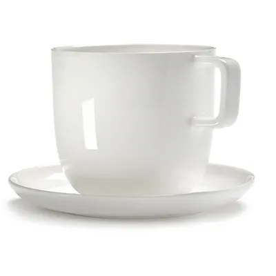 Чашка чайная «Бейс» фарфор 300мл D=80,H=75мм белый, изображение 4