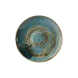 Блюдце «Футура» для арт. 71615,79497 фарфор D=16см бирюз.