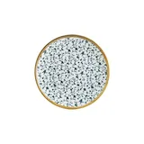 Тарелка «Калиф» мелкая фарфор D=21см белый,синий