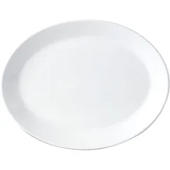 Dish “Simplicity” oval  porcelain ,H=10,L=205,B=160mm white