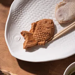 Блюдо «Кунстверк» рыба фарфор ,H=3,L=35,B=26см белый, изображение 4