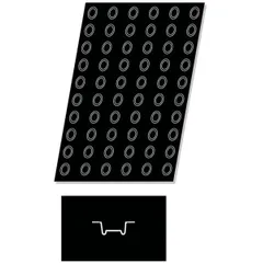 Confectionery mold (60 cells L=40 b=30mm)  silicone  9ml , L=60, B=40cm