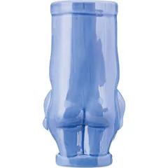 Стакан для коктейлей «Тики» керамика 350мл D=63,H=150мм голуб., изображение 2