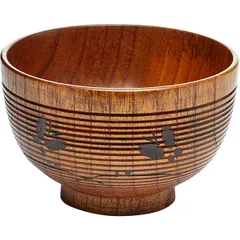 Мисосупница дерево 450мл D=125,H=80мм коричнев.