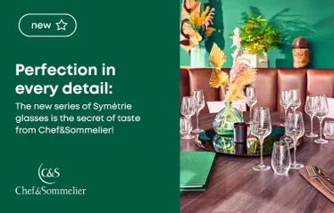 Perfection in every detail: The new series of Symétrie glasses is the secret of taste from Chef&Sommelier!