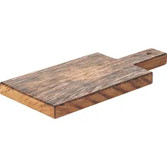 Доска для подачи дуб ,L=35/25,B=15см черный, изображение 2