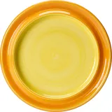 Тарелка «Фридом Йеллоу» мелкая фарфор D=26см белый,желт.