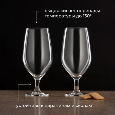 Бокал для пива «Селест» стекло 0,58л D=65,H=197мм прозр., Объем по данным поставщика (мл): 580, изображение 3