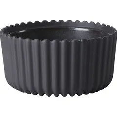 Sauce boat “Pekoe” ceramics 100ml D=90,H=45mm black