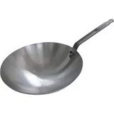 Сковорода «Вок» белая сталь D=35,5,H=10,L=61см серый