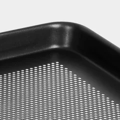 Противень для запекания с антипригарным покрытием перфорированный алюмин. ,H=3,L=60,B=40см черный, изображение 2