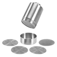 Набор декораторов д/капучино сталь D=67,H=110,L=67,B=67мм металлич.