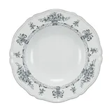 Тарелка глубокая «Нео Антирос» фарфор D=23,H=4см белый,серый