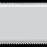 Шпатель кондитерский зубцы 2и3мм пластик ,L=69см