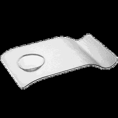 Тарелка «Рандом» Поднос стекло ,L=30,B=18см прозр.