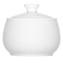 Sugar bowl “Bonn” porcelain 250ml white