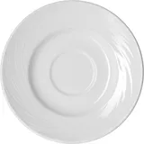 Блюдце «Спайро» фарфор D=155/47,H=22мм белый