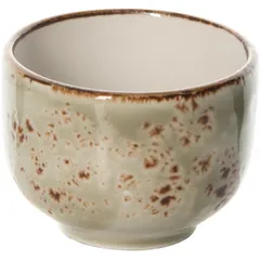 Стопка для саке «Крафт Грин» фарфор 50мл D=5,H=4см зелен.